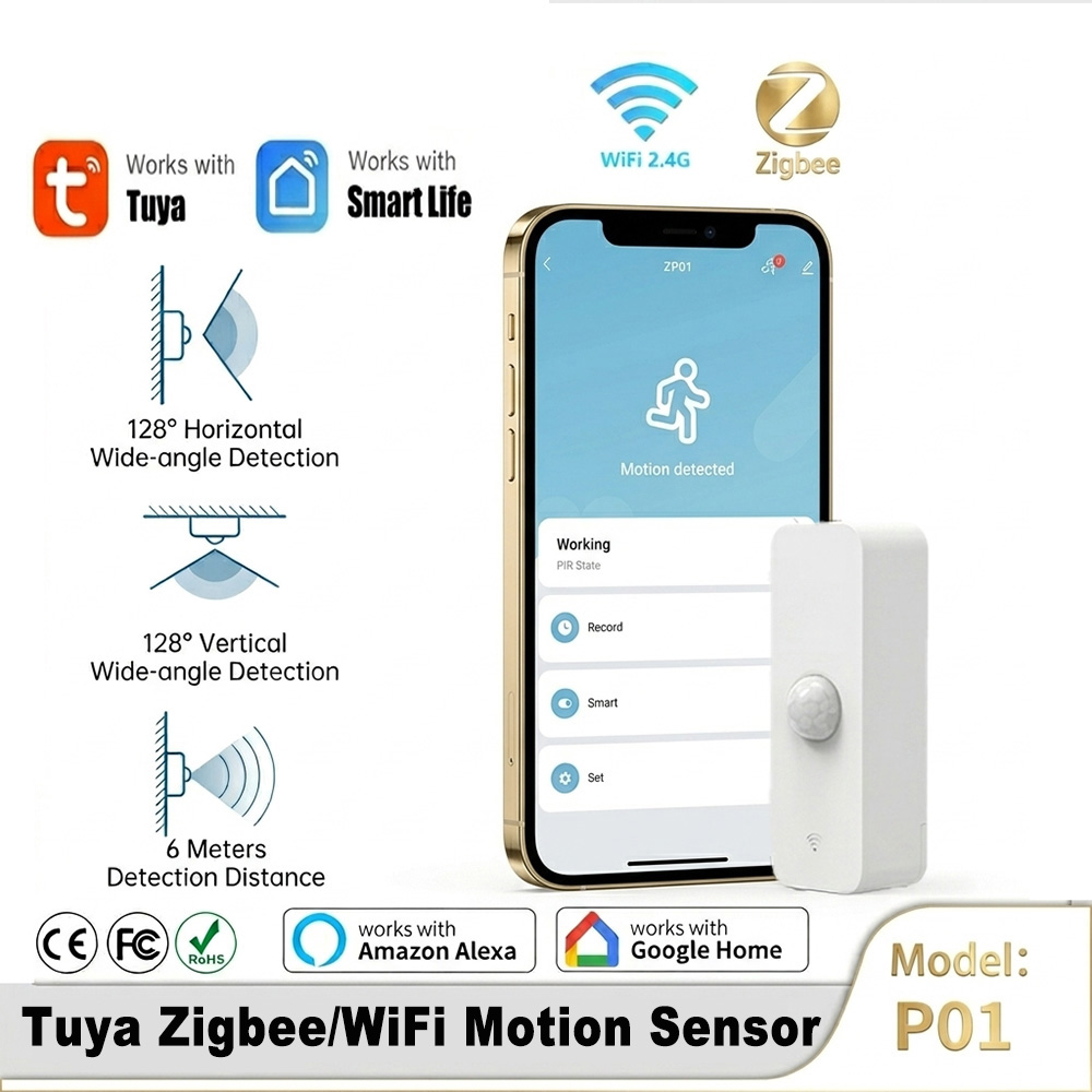 Home Automation Technology - Smart PIR Motion Sensor WiFi Zigbee