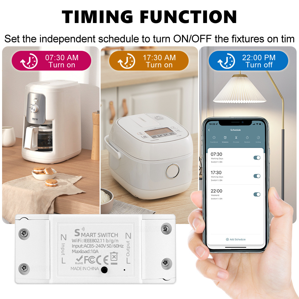 10A Basic R2 Relay WiFi Smart  - Sonoff Basic Switch 评论和价格