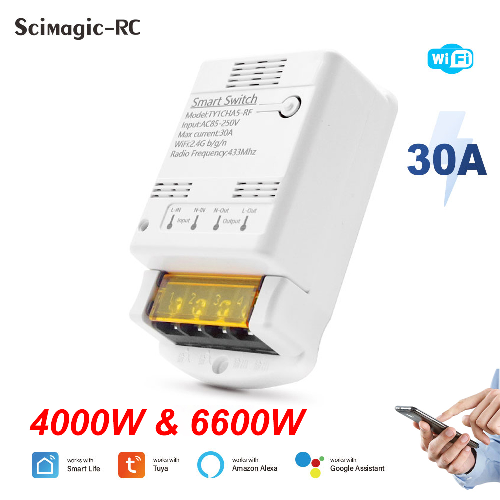 Wifi 30A 6600W 4000W Tuya Smar - Home Automation Technology 评论和价格