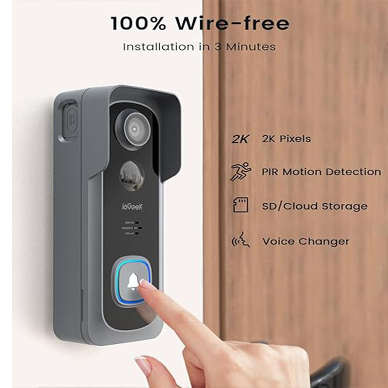 ieGeek 2K Doorbell Camera Wire - Smart Doorbell Wired 评论和价格